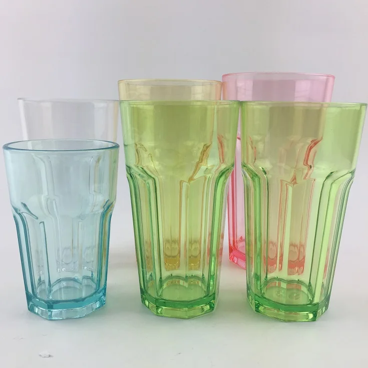 Unbreakable Plastic  Polycarbonate Tulip Pint Tumblers