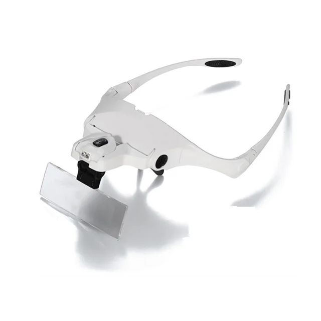 Горячая распродажа 9892B увеличительные очки целиком, лупа на голову