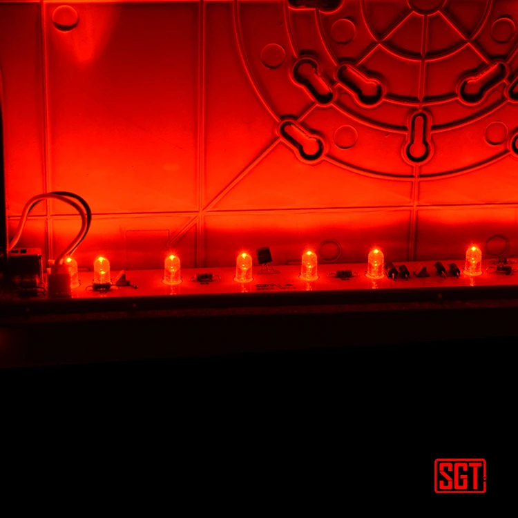 Wall mounted fire safety led emergency exit sign light