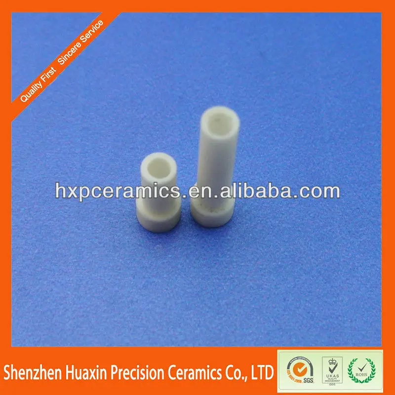 высокая механическая прочность промышленных 99 обрабатываемые глинозема керамические трубки