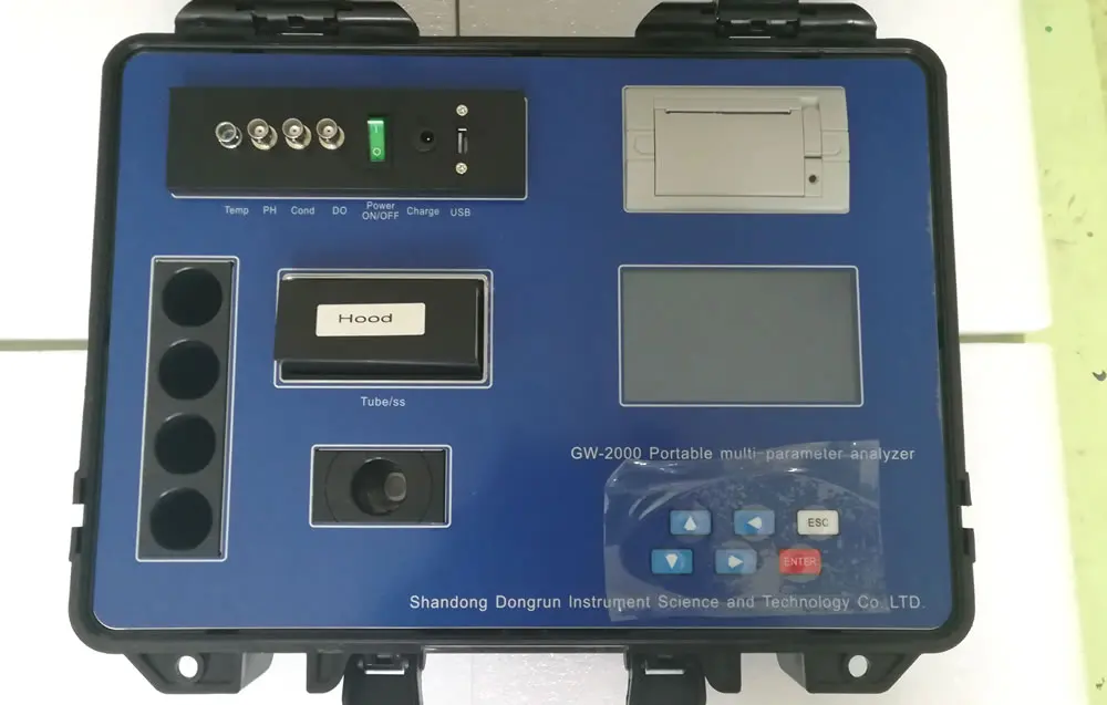 Portable multi parameters water quality analyzer