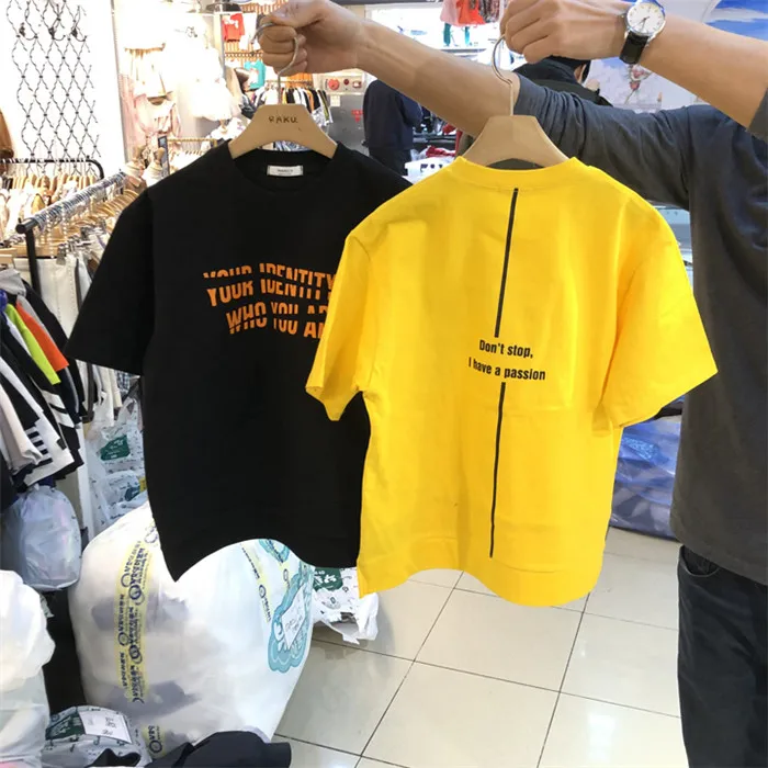 Новые товары на китайском рынке для оптовой продажи, забавные черные футболки для мальчиков от Ali Express China (62213486429)