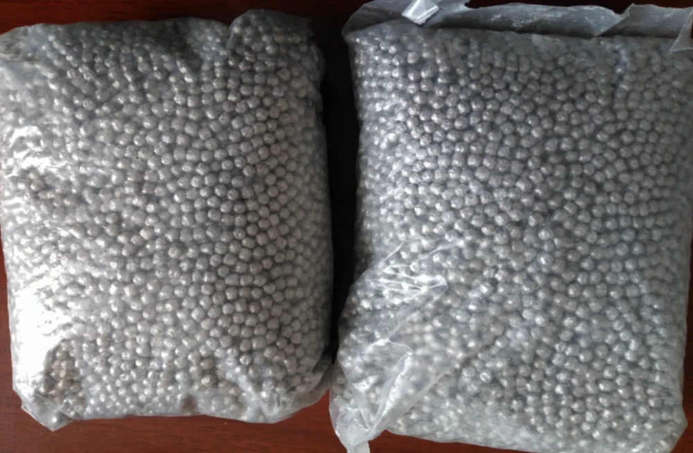 magnesium beads for desulfurization