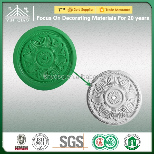 Best Quality Different Shape Interior Artistic Moistureproof Ceiling Medallion Molds