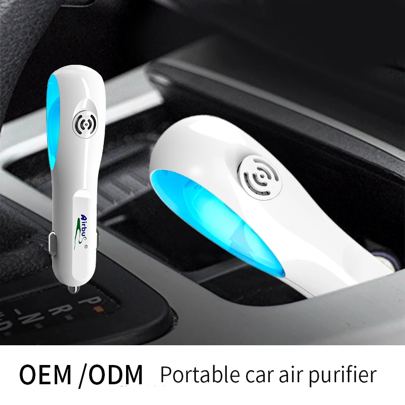 Airbus AB8210 portable mini ion car air purifier mini Auto Car Fresh Anion Purifier