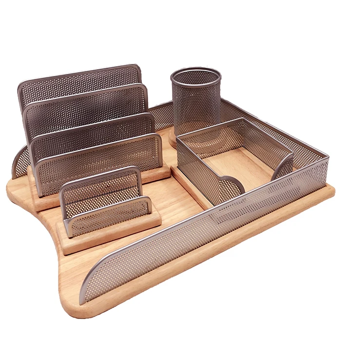 
Office Wooden Stationery Gift Set 