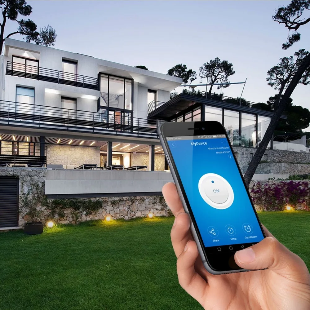 
APP Remote Control Wall Touch App WiFi Smart Home Light Wireless Switch for Amazon google home 