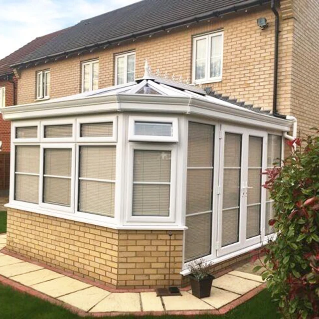 
Custom Laminated Low-e Reflective Greenhouse Aluminum Frame Winter Garden for Leisure Living Prefabricated Glass Conservatory 