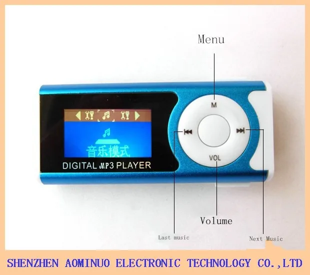  Лидер продаж мини MP3-плеер 4 в 1 со светодиодной подсветкой и