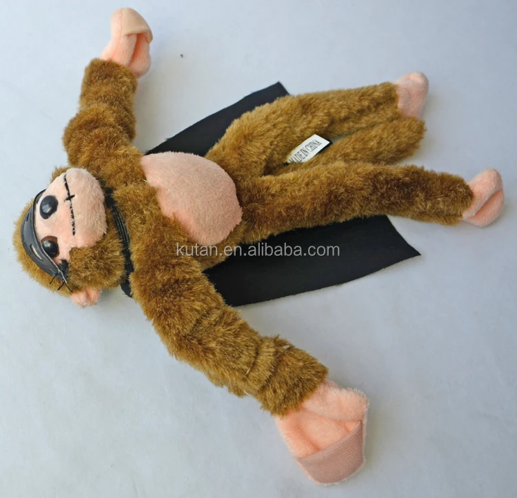 Factory Direct Wholesale Flying monkey Plush Toys screaming Plush Stuff Slingshot hanging toy