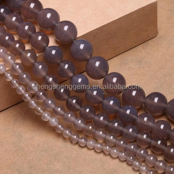 Grey/brown Agate Gemstone Beads for Sale Natural 4-14mm Garment Accessories Grey Yemeni Agate Loose Beads Tibet Agate Stone 10mm