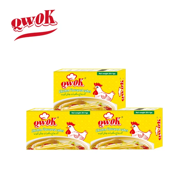 QWOK HALAL мягкий кубик курицы ПРИПРАВА КУБИК