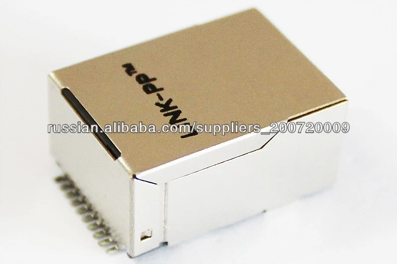 поверхностного монтажа rj45 разъем со 10/100base-t магнетизм