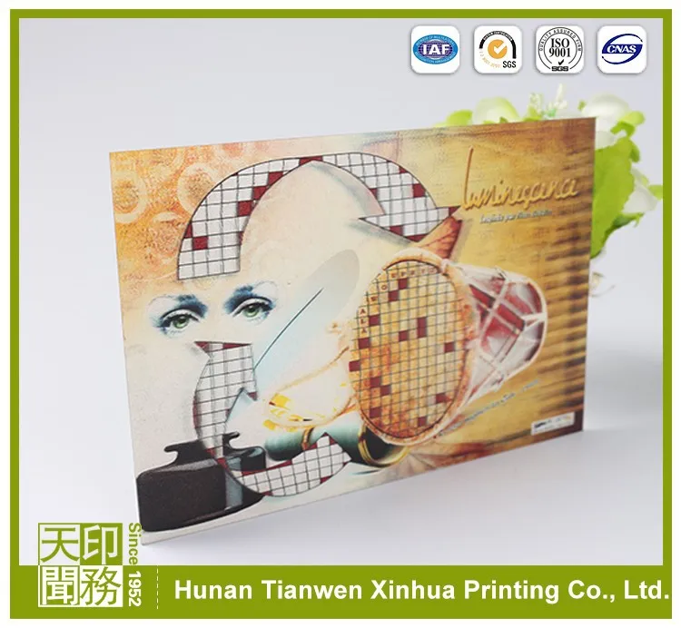 Высококачественные деловые открытки из матовой бумаги с дизайном клиента