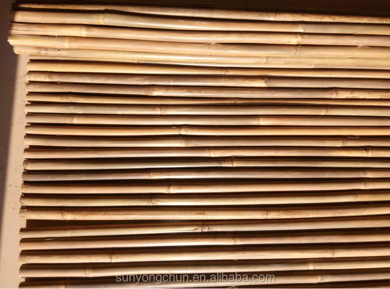 Large indonesia philippines sale panel Decorative natural roll up fencing agricultural stake diameter dry bamboo poles
