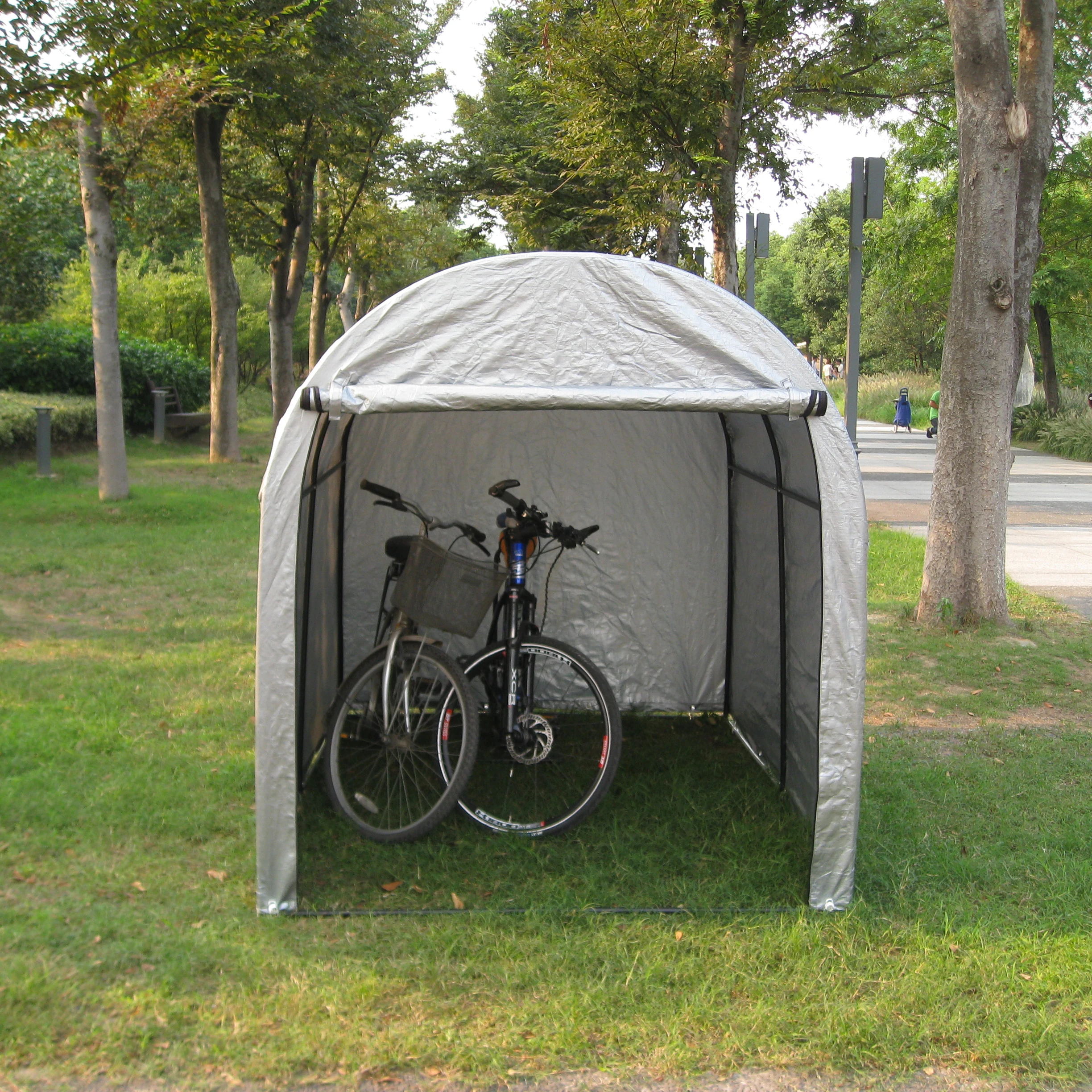 round top bike shed storage  bike tent bike shelter