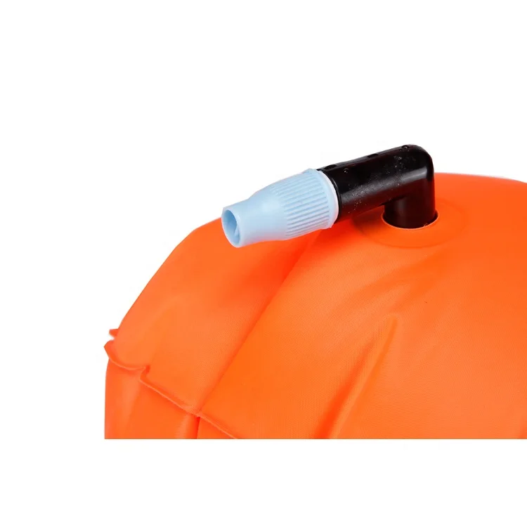 
ultralight bubble swim safety buoy for open water swimmers, triathletes 