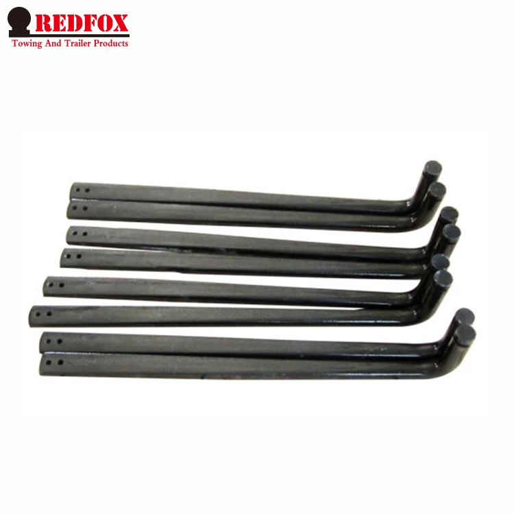 39mm Galvanised Plated Finish Solid Round Straight Beam Trailer Axle Trailer Spindle