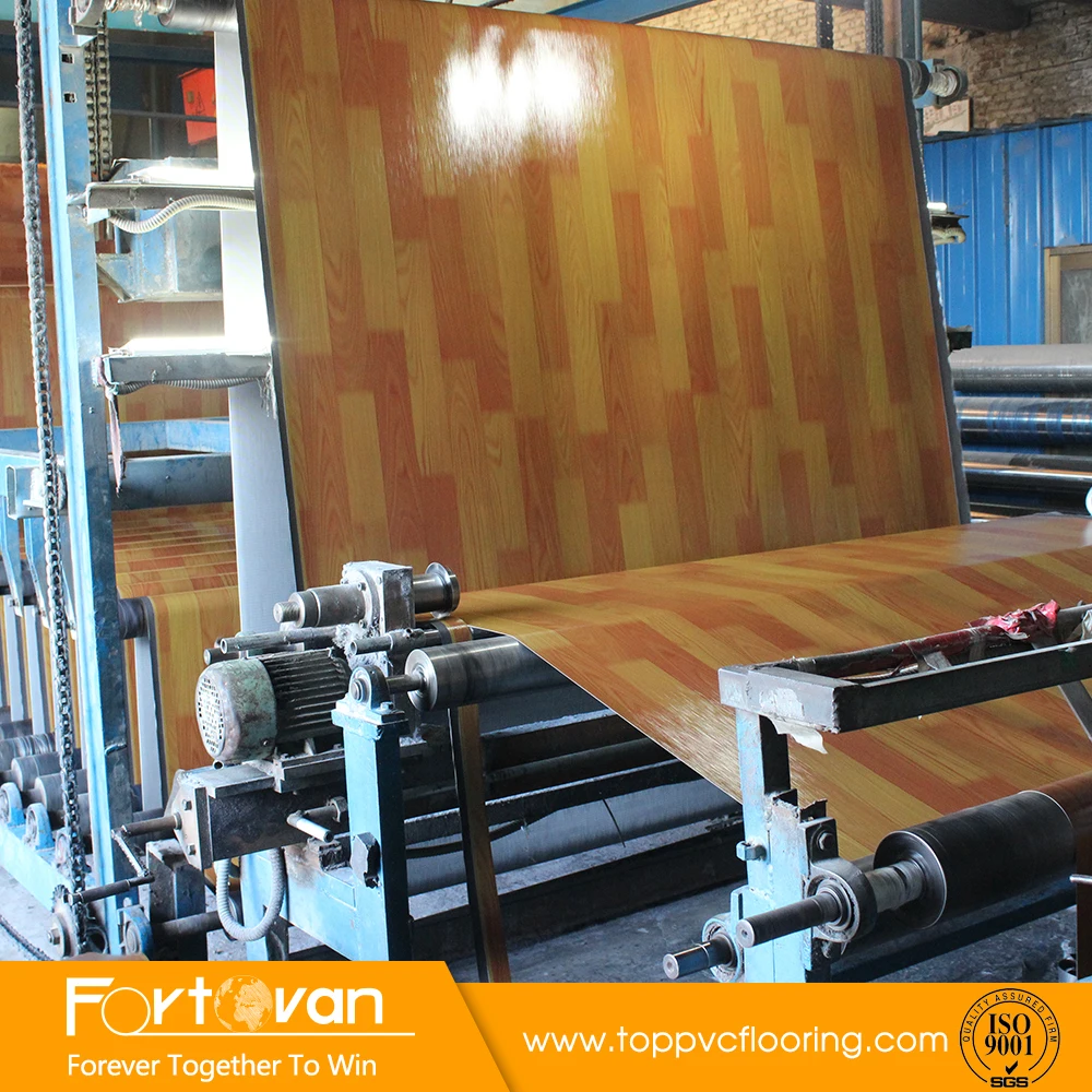 Factory Price of PVC Vinyl Floor with wooden design