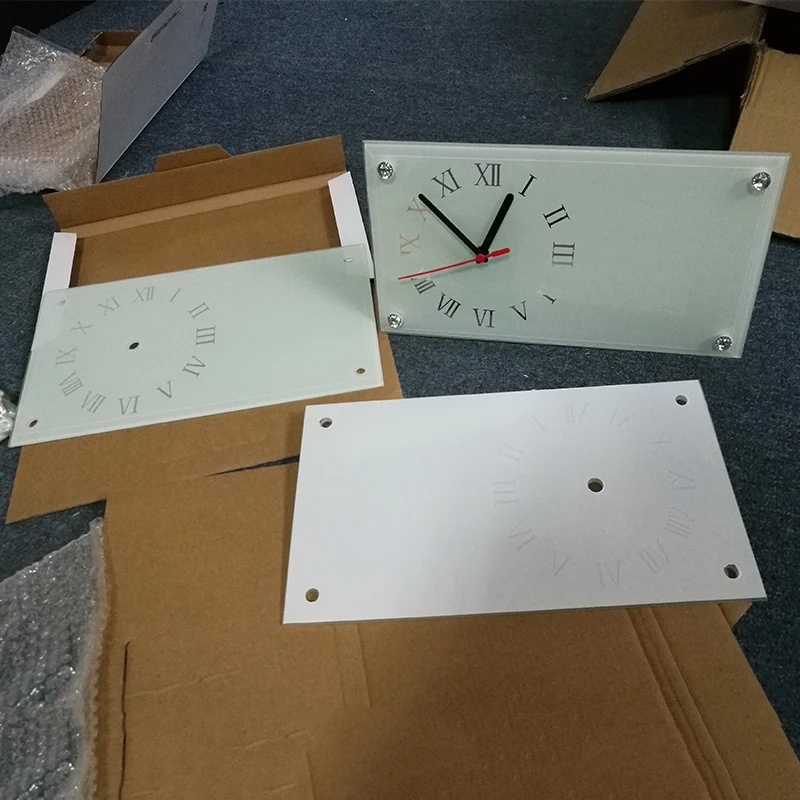 white Clock Needle  Available  For  Table Clock  sublimation blank  Glass  photo Frame