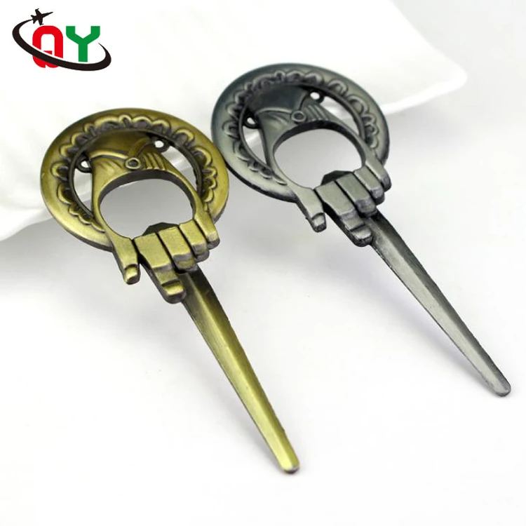 High Quality Personalized Bronze Copper Metal Antique Heart Shaped Bottle Opener