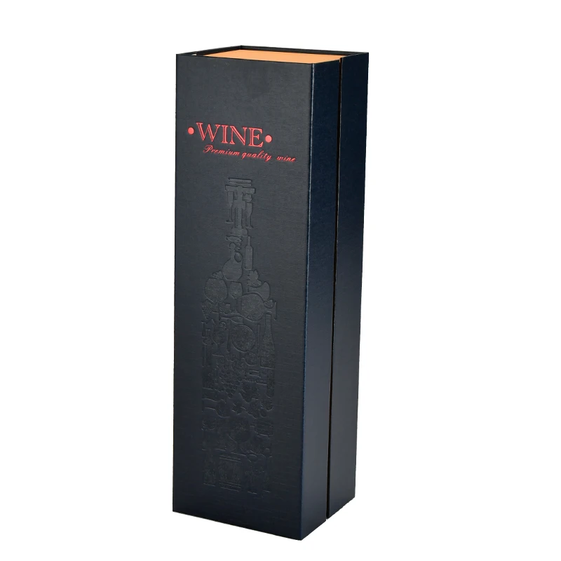 supplier custom logo high quality paper wine gift box