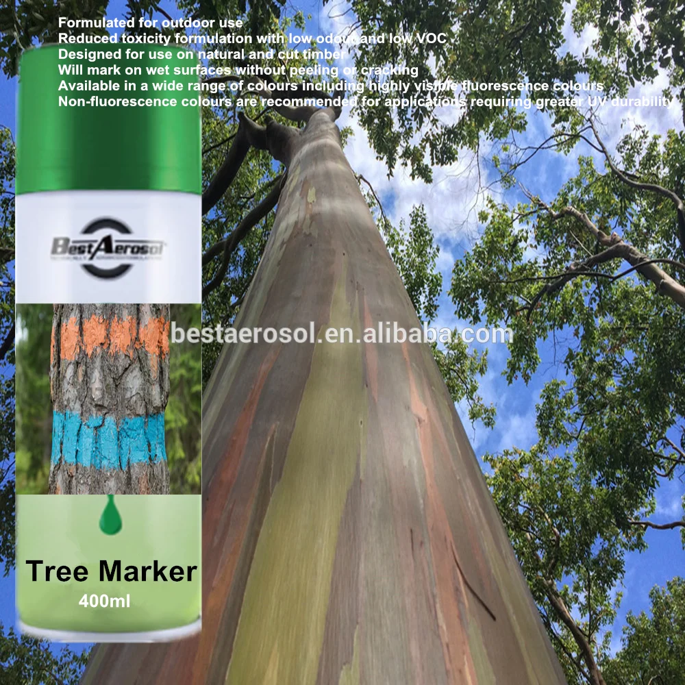 
Tree Marker Spray Paint Wood Marker, Fluorescence Marking spray paint Timber Log Paint 