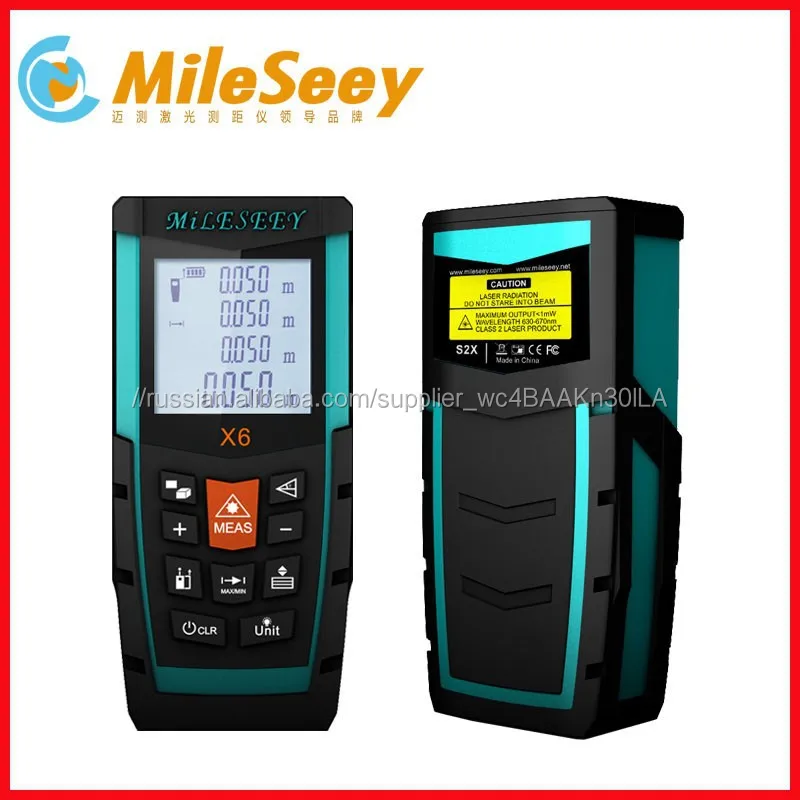Продвижение завод мультиметр Mileseey X6 70 М цифровой лазерный дальномер лазерный измеритель расстояния