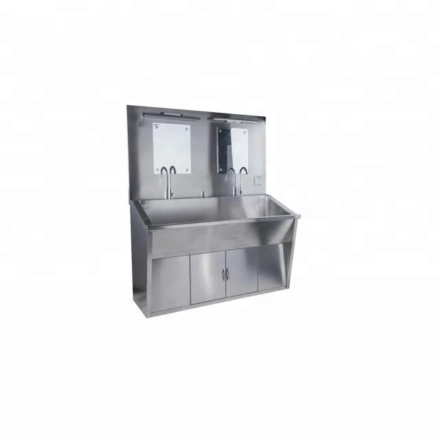 Hospital operating room wash basin knee operated water bath sink water bath sink