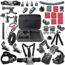 Gopro Accessories Acessorios For Sj5000 Go pro Hero 1 2 3 4 HDR-AS15/AS20/AS30V/AS100V/i Sony FDR-X1000V/W 4K Action Camera