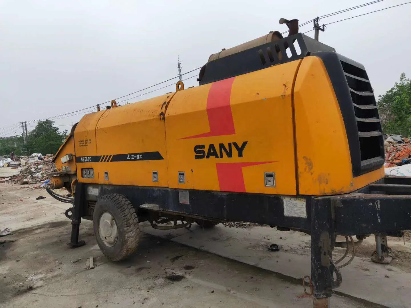 High quality factory supply electric/diesel power concrete pump