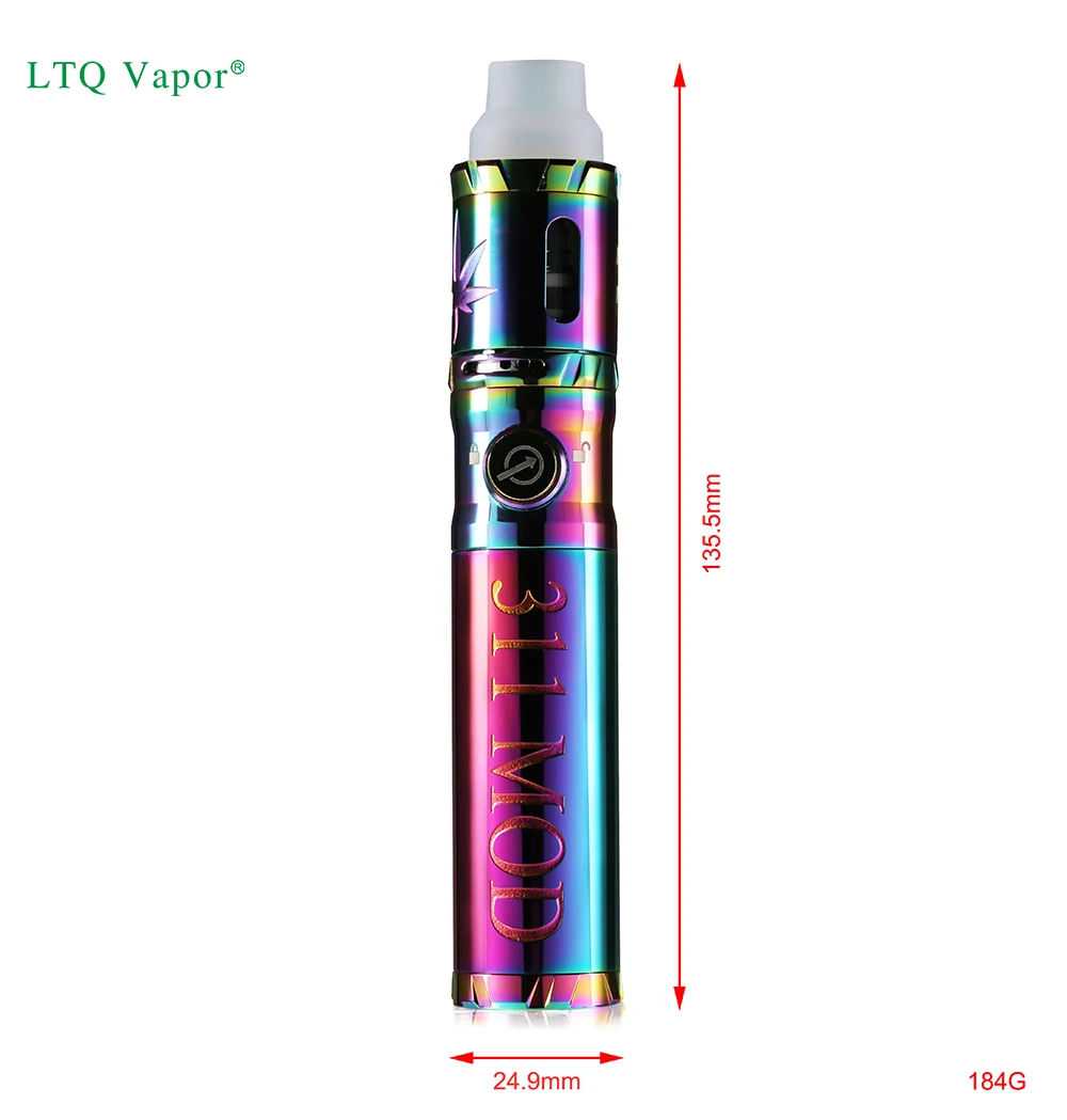 New arrival vape pen Glass Water 311 mod mechanical mod for wax herbal vaping