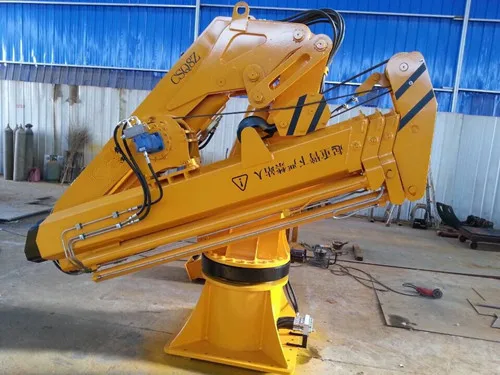 Складная яхта палуба порт стреловой кран гидравлический кран