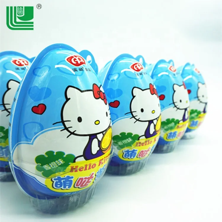 High quality wholesale chocolate candy egg with toy