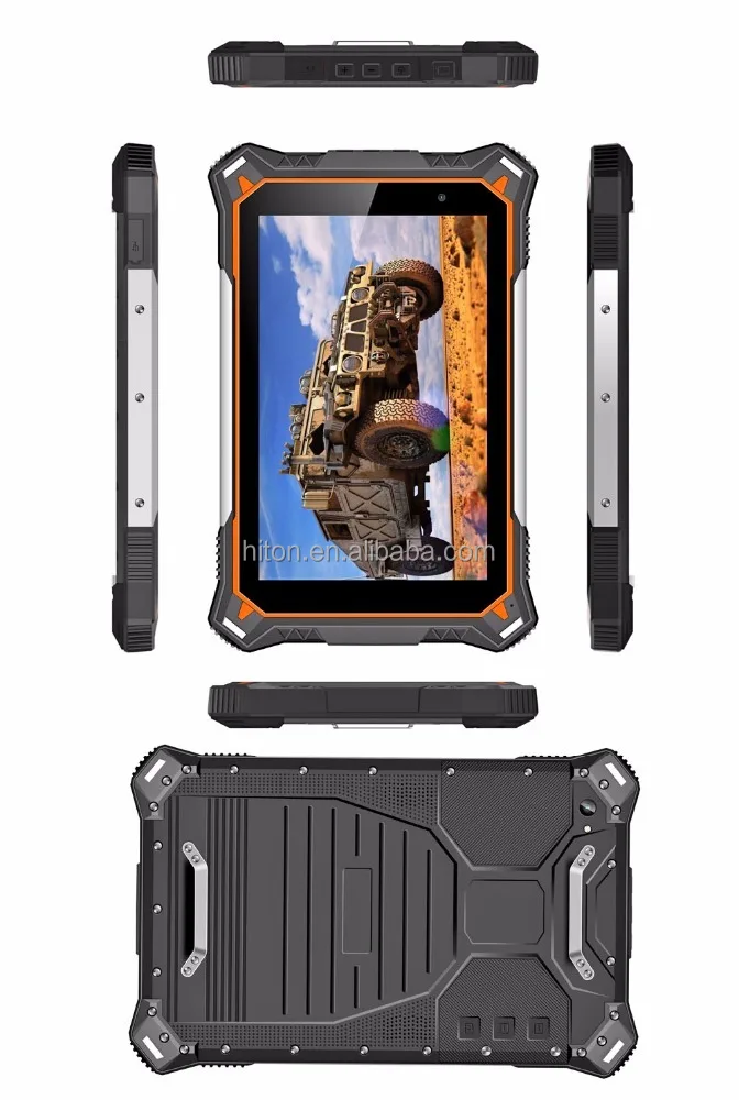 Дешевый завод 8 дюймов 10000 мАч большая батарея quad-core NFC Android 7.0 водонепроницаемый Tablet PC компьютер