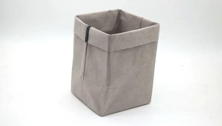 
Reusable Washable Kraft Paper Container For Tool ,Grocery ,Food ,Toy Box Bulk Sell Vintage Style paper bag 