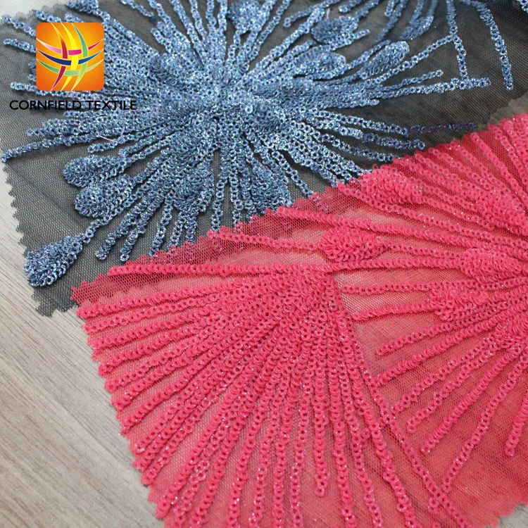 Top 10 years experience factory wholesale reversible sequin fabric india