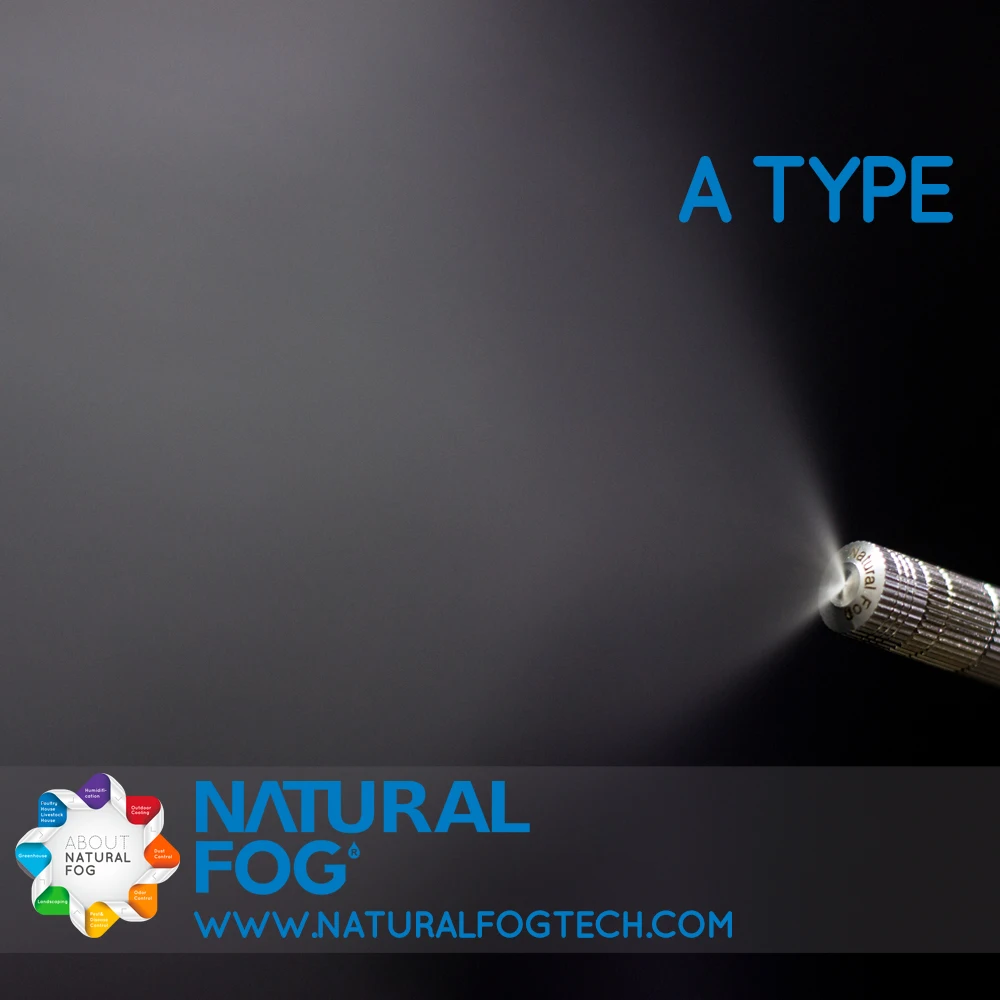 Taiwan Natural Fog Top Quality Cleanable Water Mist Fog Sprayer Nozzle