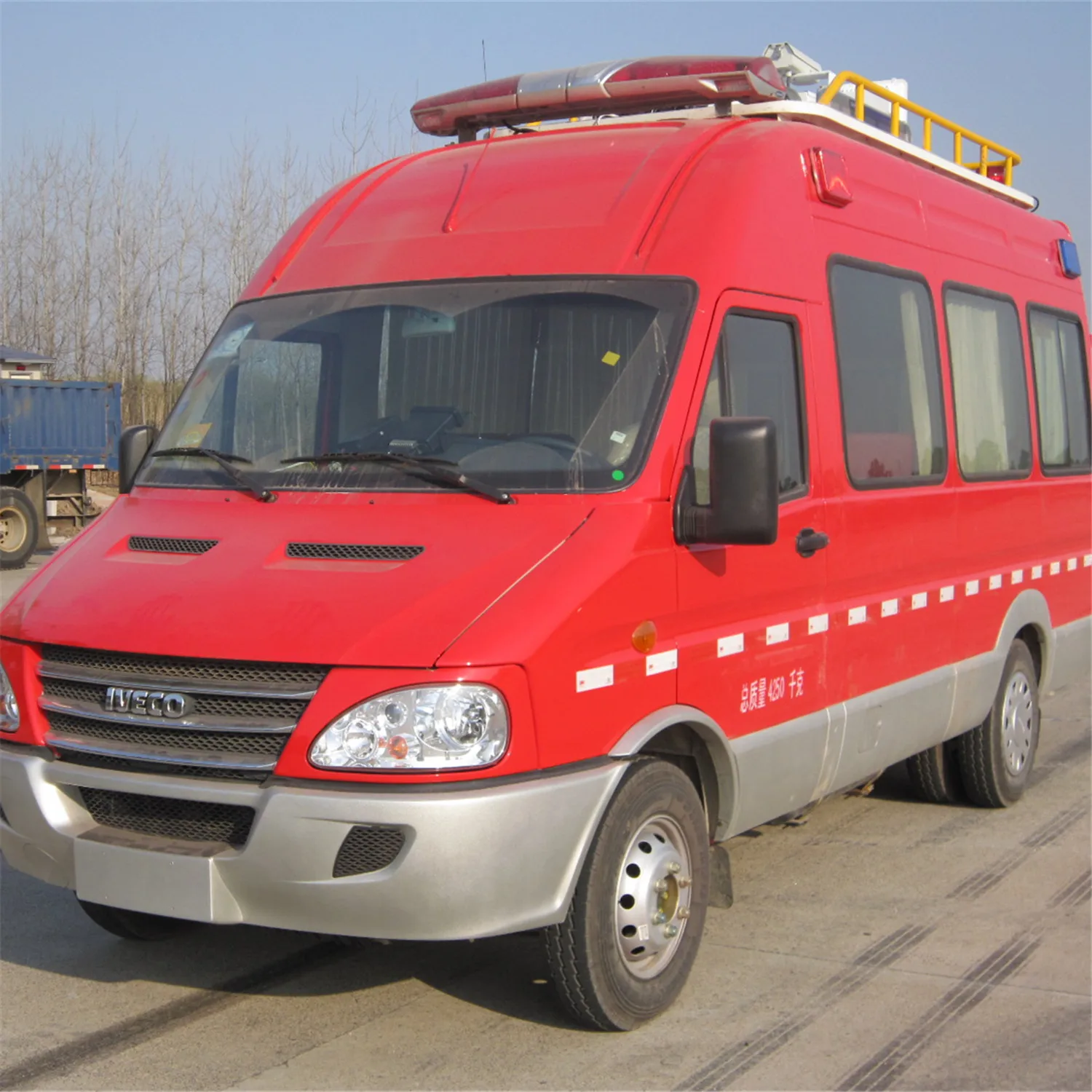 Shanghai JINDUN new generation firefighting communication command vehicle fire truck for sale