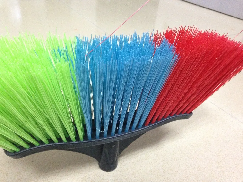 4 axis 3 colours broom tufting machine