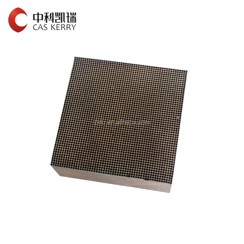 
honeycomb ceramic spraypainted waste gas treatment catalyst 