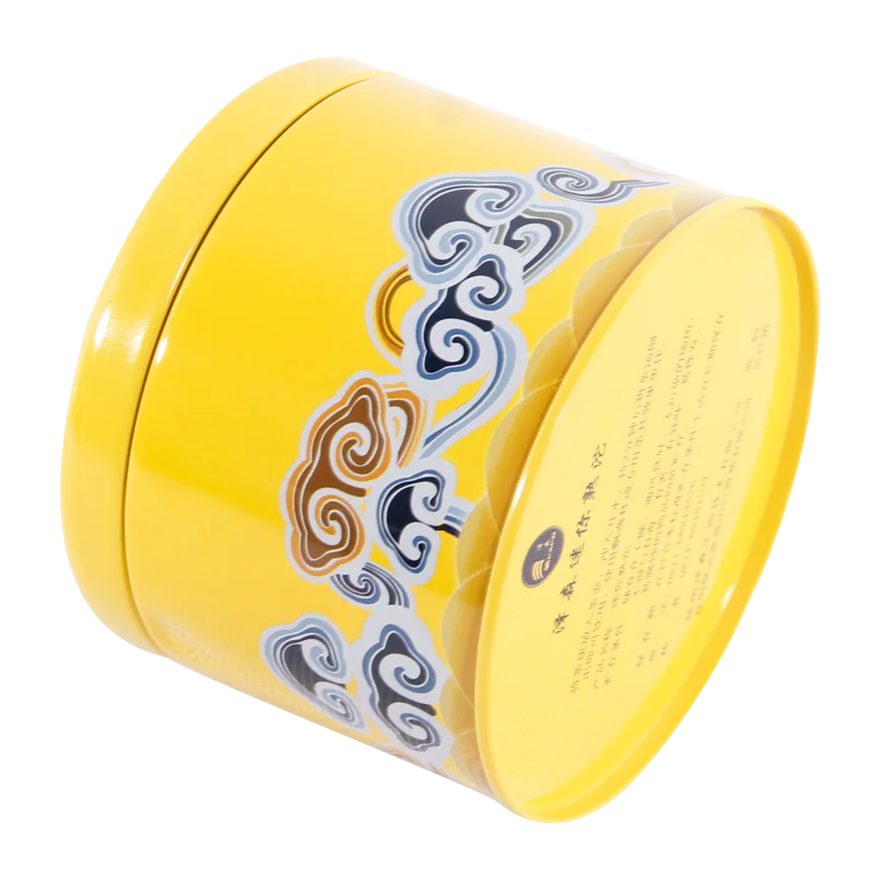 Custom size china supplier high quality airtight round tea tin cans