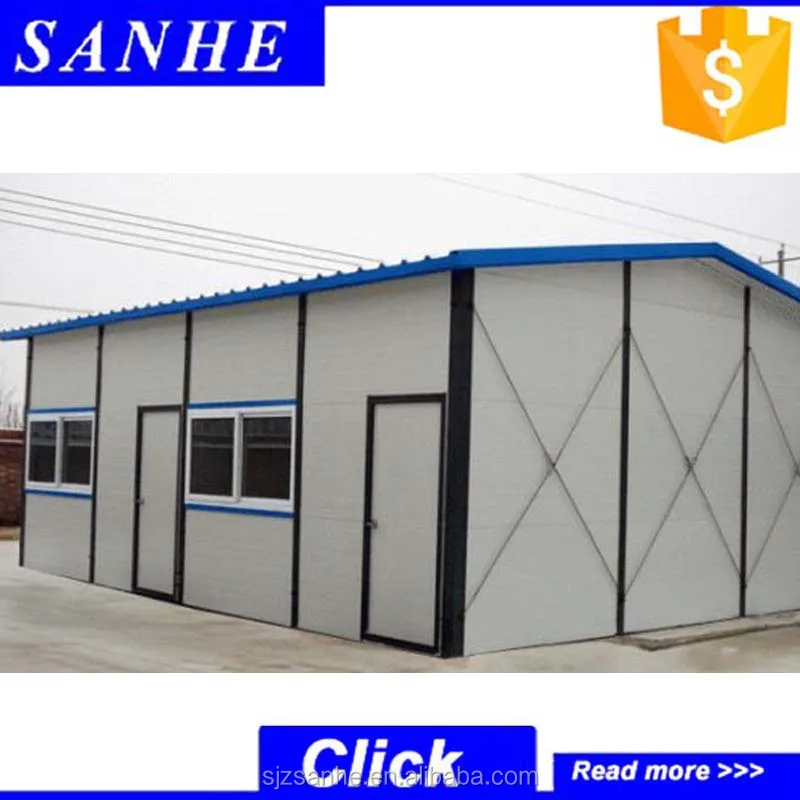 china prefabricated glass house light steel structure prefab house
