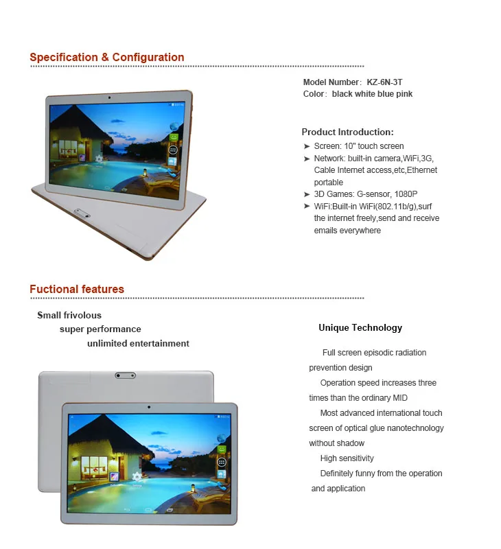 
China OEM LOGO Brand Android 8.0 touch tablet 10 inch 4gb ram smart tablet pc Factory Supply 