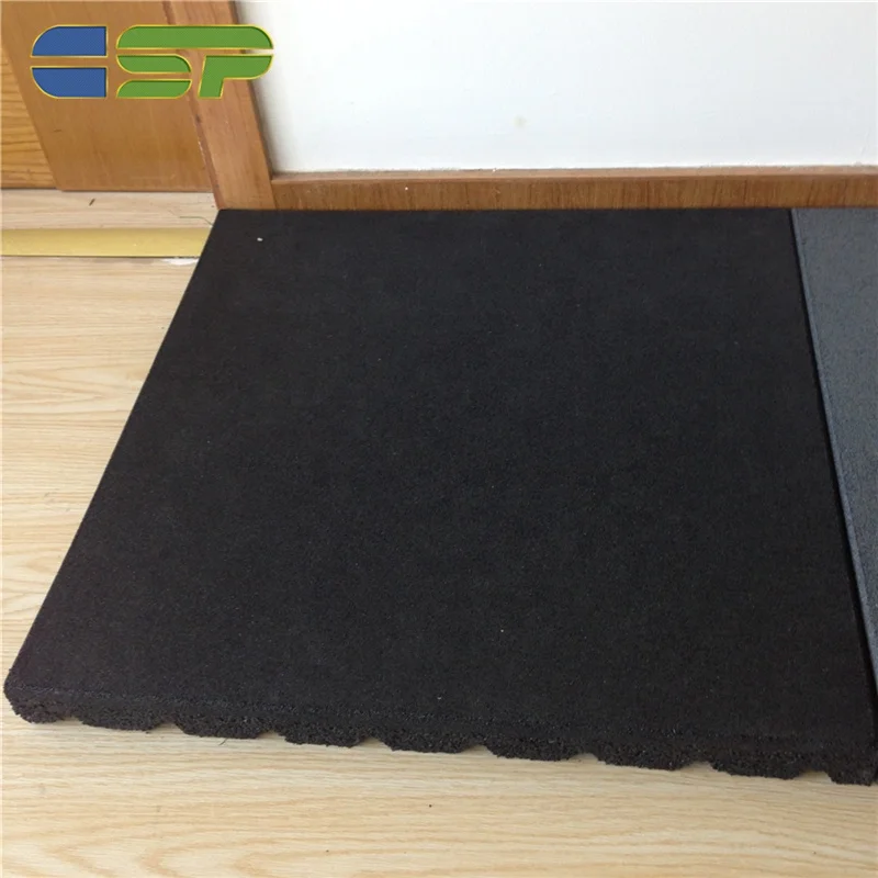 Square Size 20MM  Heavy Duty Rubber Gym Mats,rubber Floor Covering