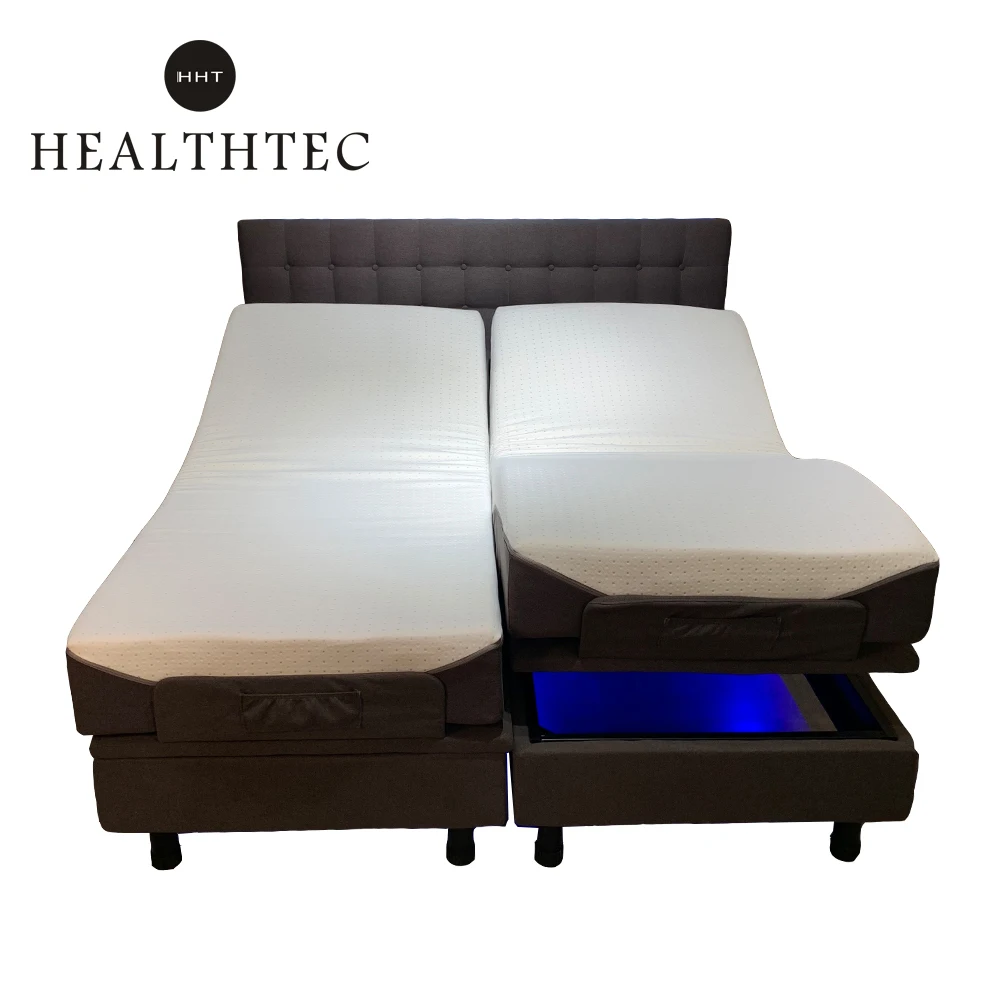 Zero Gravity Massage adjustable Iron Metal Bed Frame