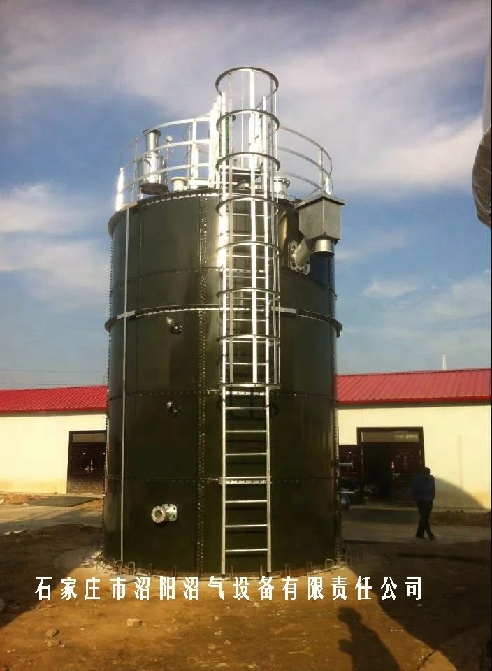 BSL professional biogas equipment methane gas storage FRP cylindrical tank