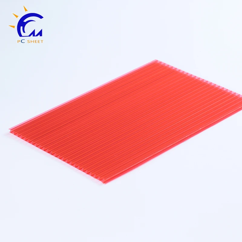 multiwall polycarbonate sheet 6mm flat roof greenhouse