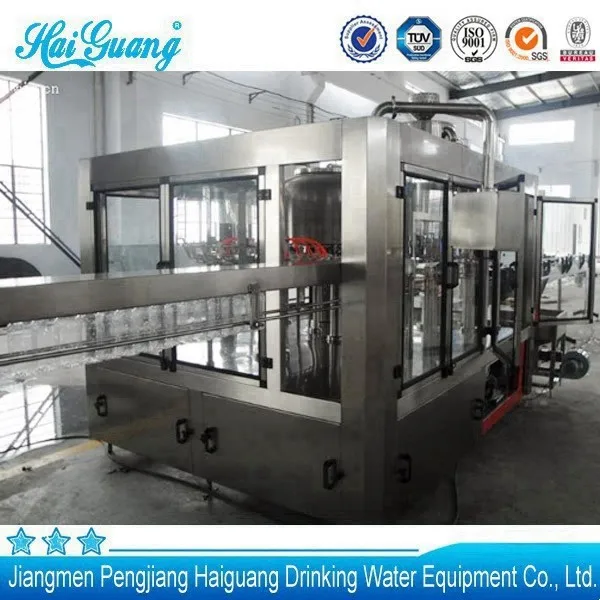 China maufacture mineral water bottle filling line
