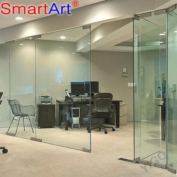 
glass office partitions with glass office door 